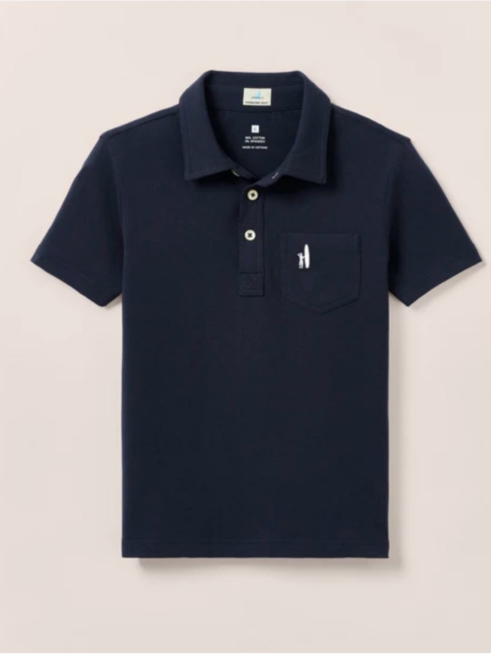 Johnnie-O The Original Junior Polo- Navy size 10